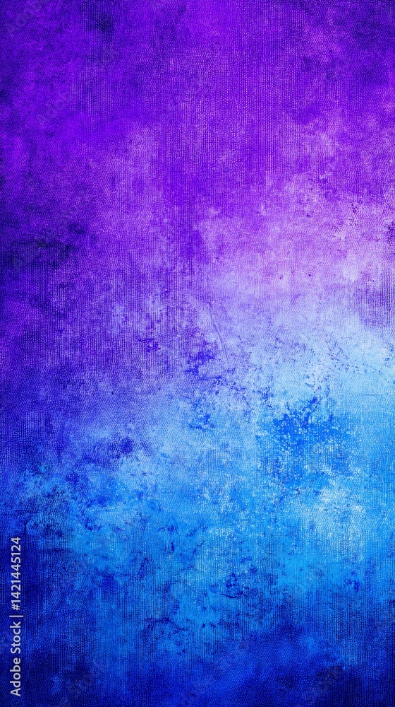 Obraz premium Vibrant, textured gradient of purple and blue hues