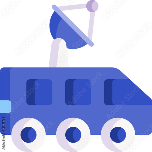 moon rover (1) illustration on a white background     