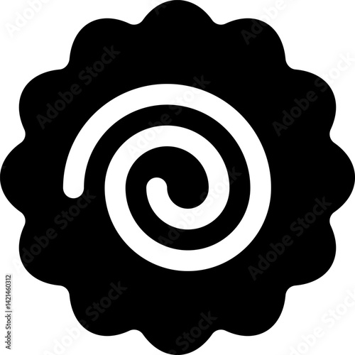 narutomaki illustration on a white background     