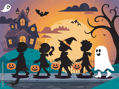 trick or treat halloween party