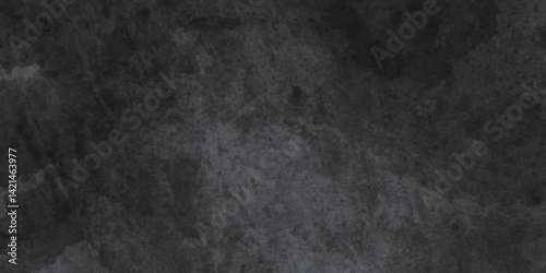 Abstract design with old wall texture cement dark black and paper texture background. Realistic design are empty space of Studio dark room concrete wall grunge texture .Grunge paper texture design .	
