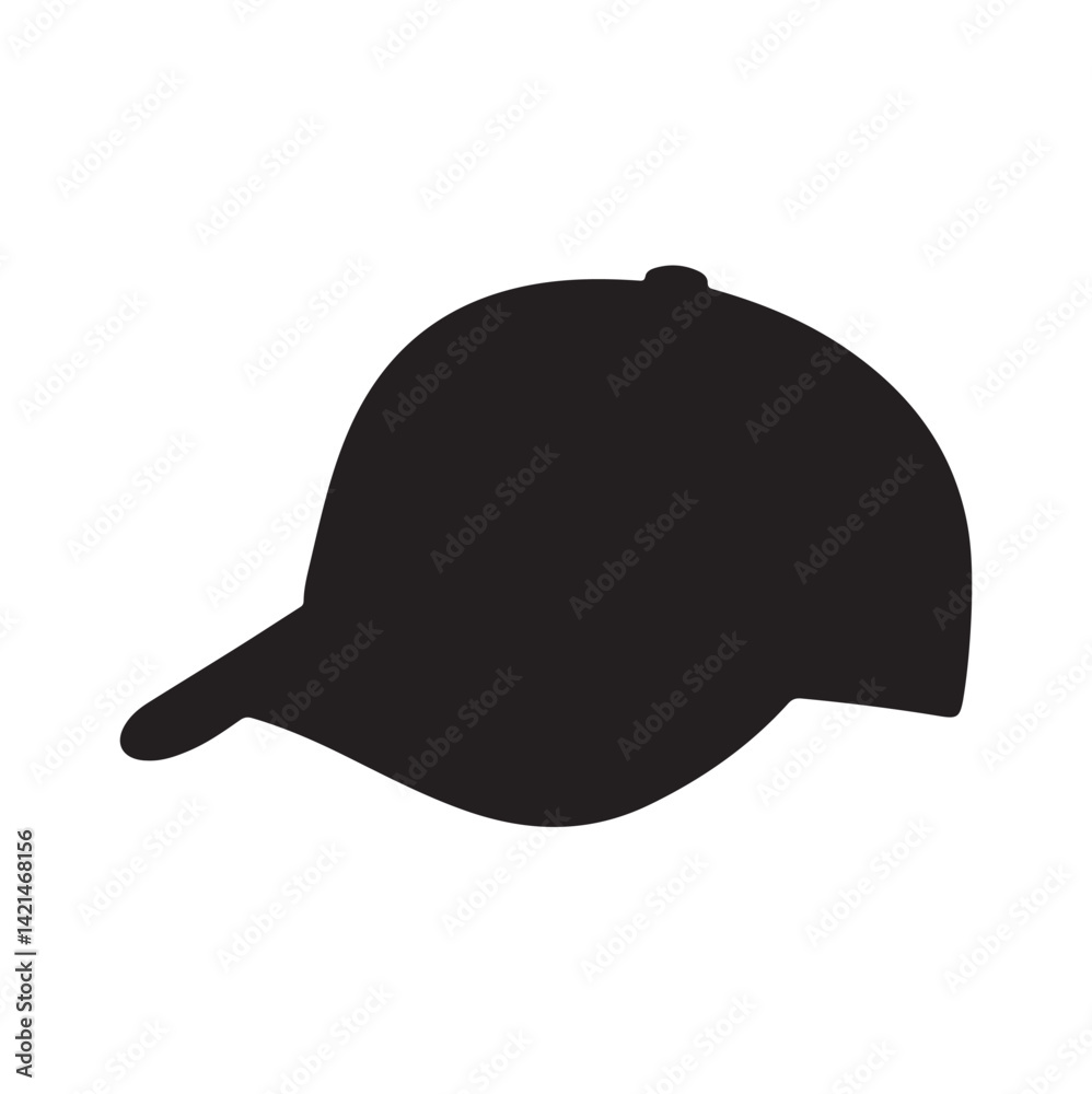 Fototapeta premium cap vector illustration, cap, hat, helmet, baseball, clothing, head, vector, 
