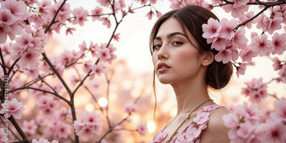 Cherry blossoms rendered as pixelated art bloom digitally across a gradient peach-to-pink horizon, merging tradition with tech for springtime visuals. Cherry blossoms rendered as pixelated art bloom digitally across a gradient peach-to-pink horizon, merging tradition with tech for springtime visuals.