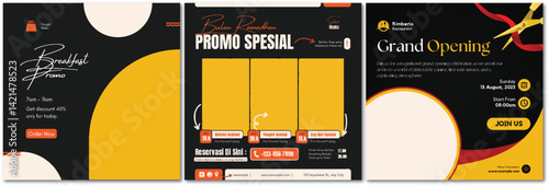 Captivating Restaurant Promotions: Grand Opening, Breakfast, and Ramadan Specials