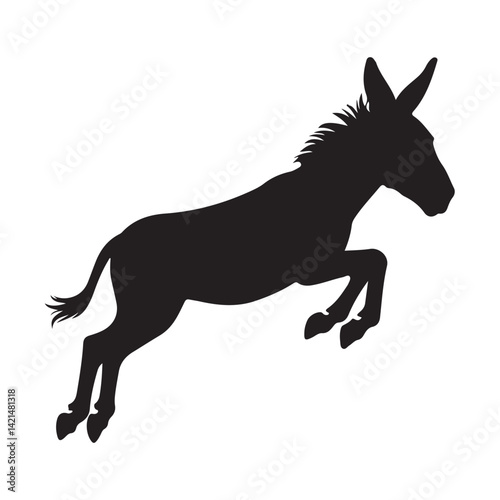 horse silhouette vector