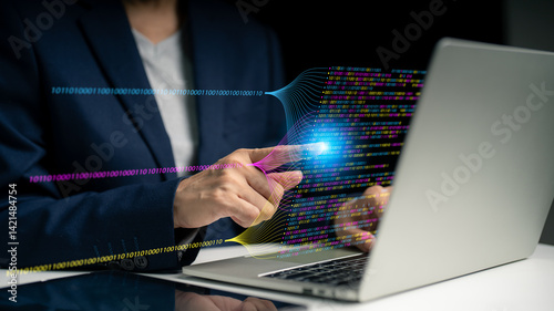 Data science and big data technology.  Data calculate, analyze, and visualize complex data streams using computers: data mining, artificial intelligence, machine learning, and business analytics.