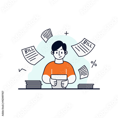 Accounting Task Management Illustration