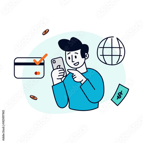 Online Payment Processing Concept