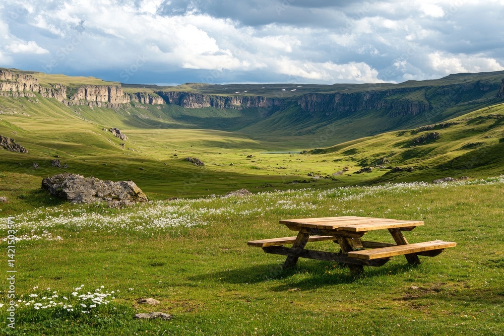 Picnic table in valley (1) Picnic table in valley (1)