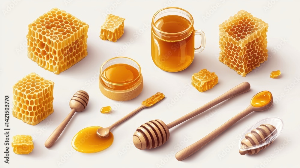 honey with honeycomb
honey with honeycomb