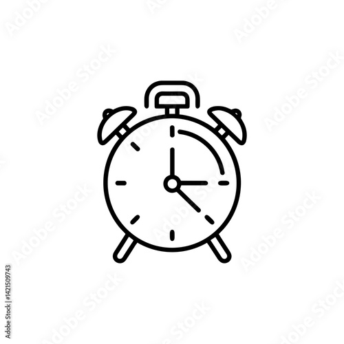 Countdown Clock Ringing for New Year Celebration  