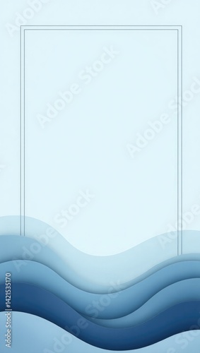 Elegant Wave Abstract Header Background
