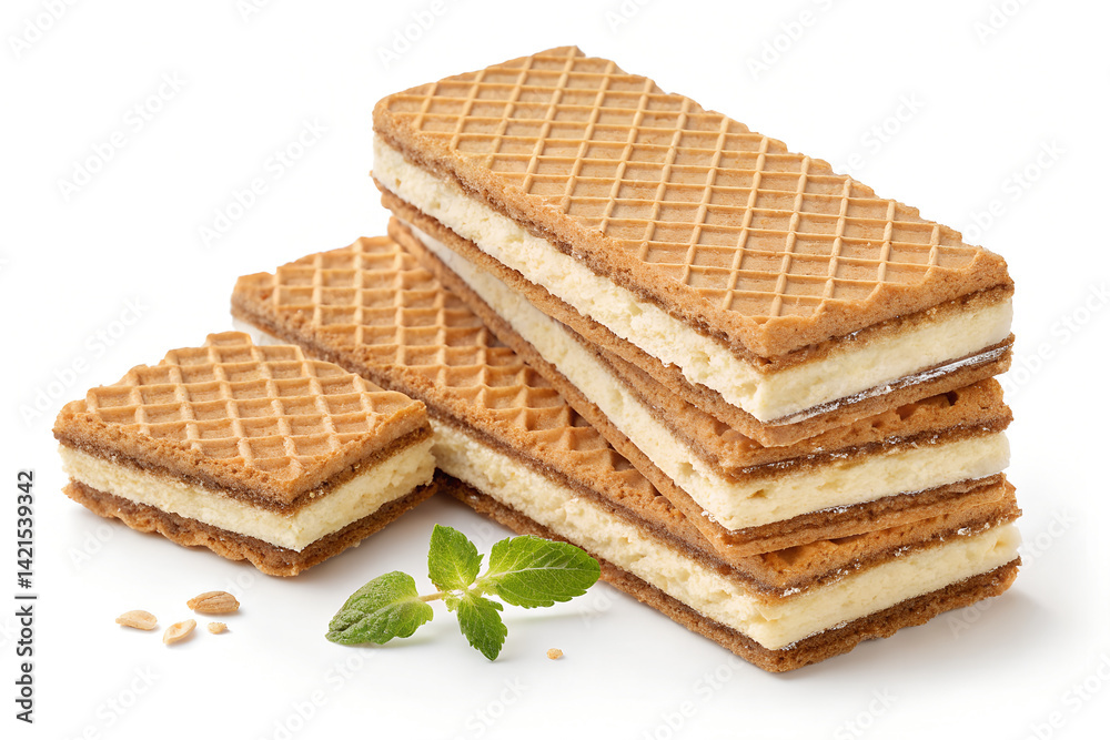 Stack of Cream-Filled Wafers Stack of Cream-Filled Wafers