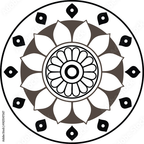 Ornamental luxury mandala pattern design