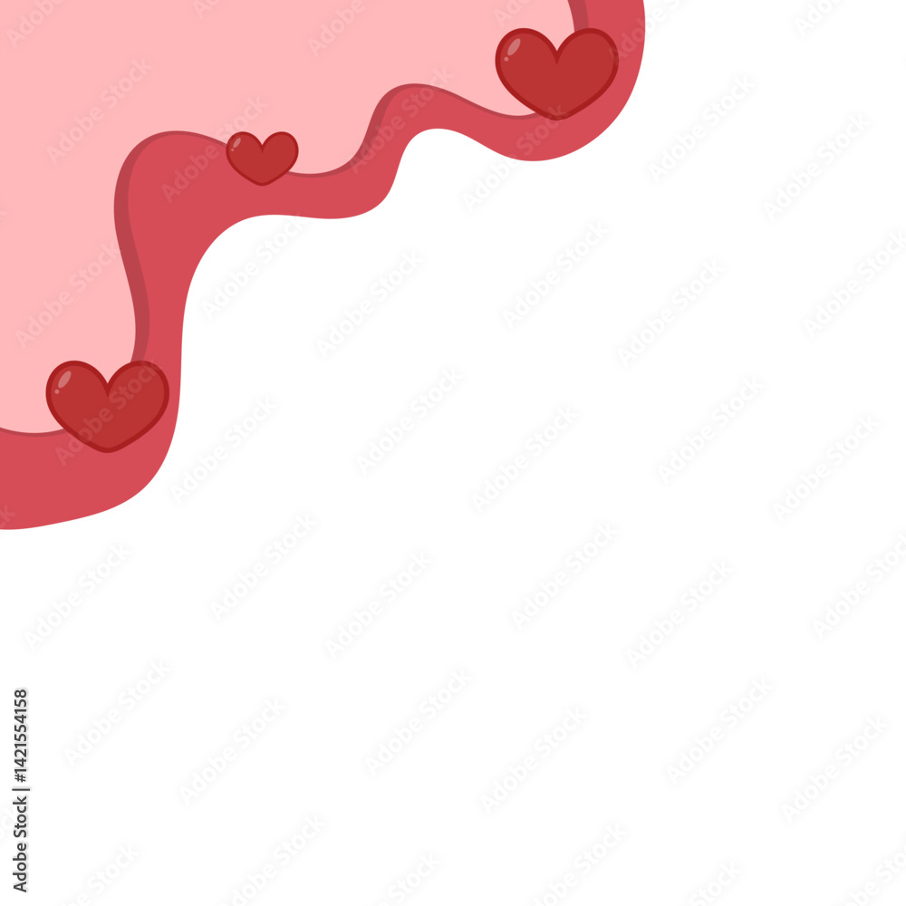 Fototapeta premium Valentine Love Corner