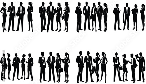 People Vector Silhoette Bundle Set Collection