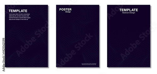 Background for poster or brochure cover design. Vector illustration of business card.