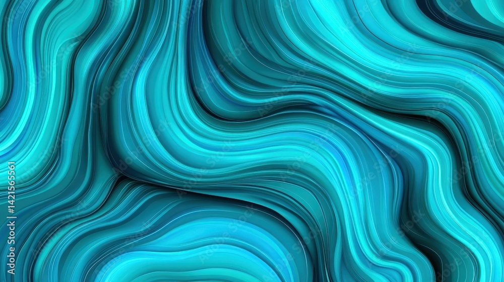 A vibrant, abstract image featuring smooth, flowing waves in various shades of teal and blue, creating a calming and dynamic visual effect. A vibrant, abstract image featuring smooth, flowing waves in various shades of teal and blue, creating a calming and dynamic visual effect.