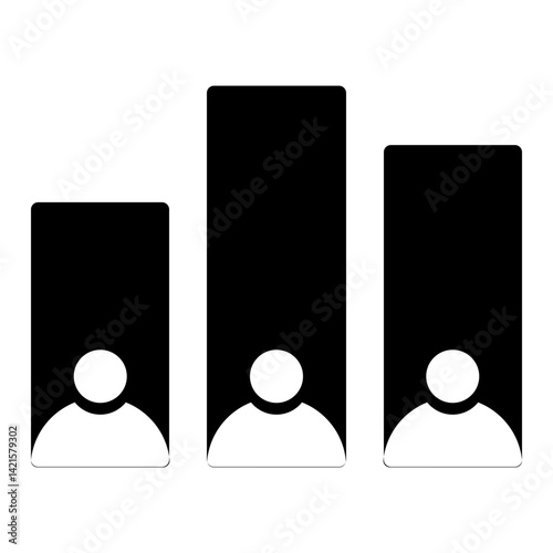 Poll Icon, Simple Icon Vector Design, best used for presentation, application, web and banner