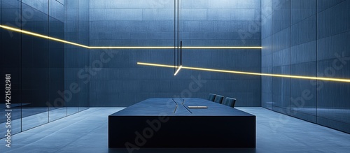 Obraz na płótnie Modern Minimalist Meeting Room w salonie