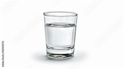 Wallpaper Mural Simple Glass of Water on Bright Background Torontodigital.ca