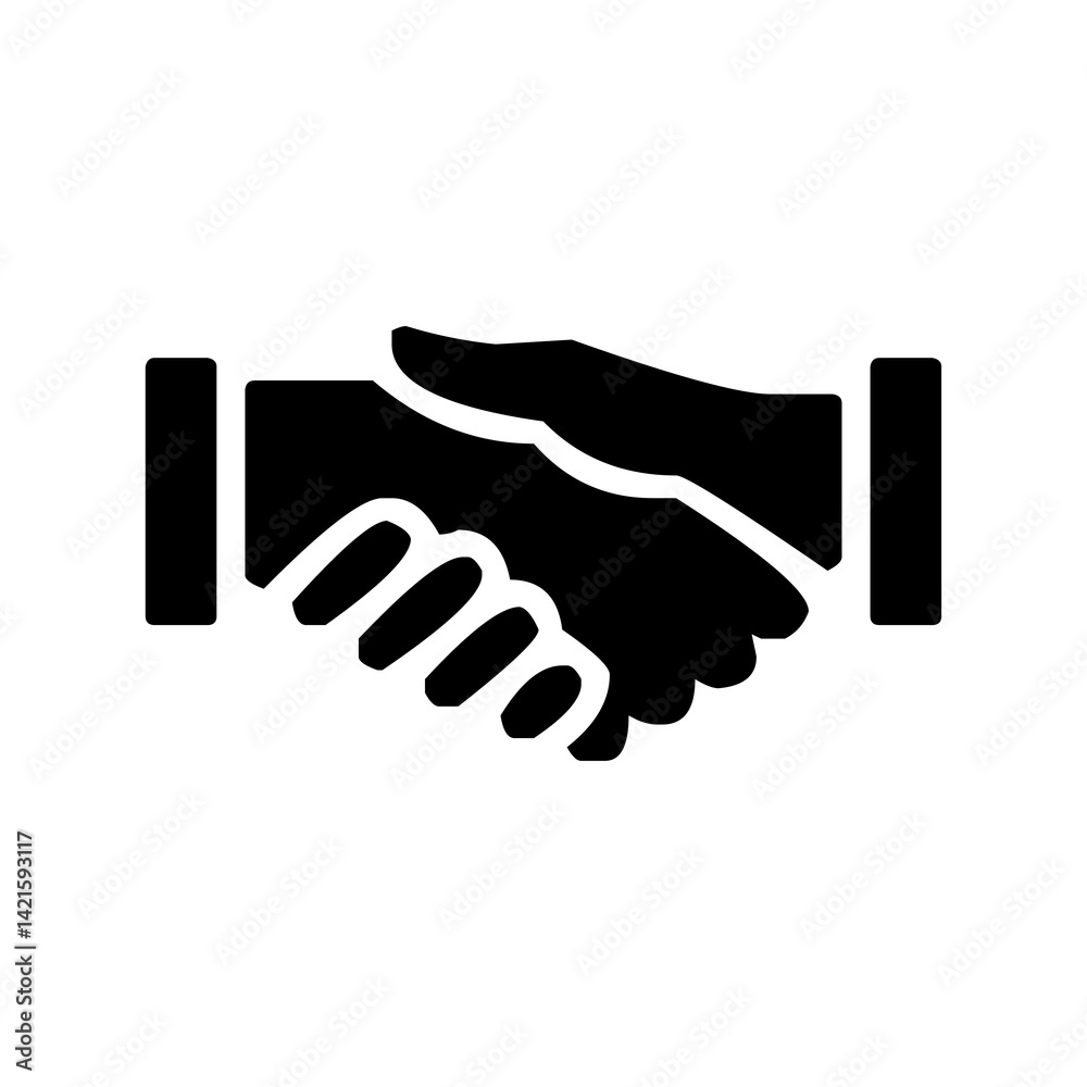 Fototapeta premium Cooperation business icon