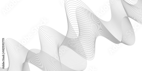 Abstract vibrant gradient line background vector. wave, curved lines, color. Futuristic style wall art with line distortion,. Modern wallpaper design for business, technology, website, backdrop.


