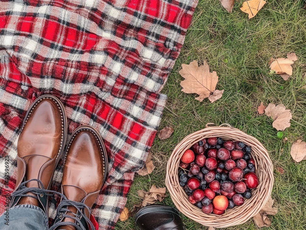 Autumn picnic in park (1)