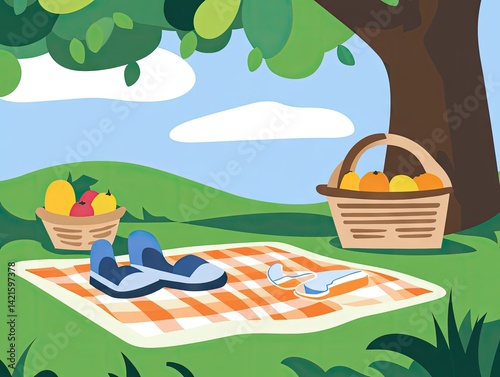 Picnic under a tree (4)