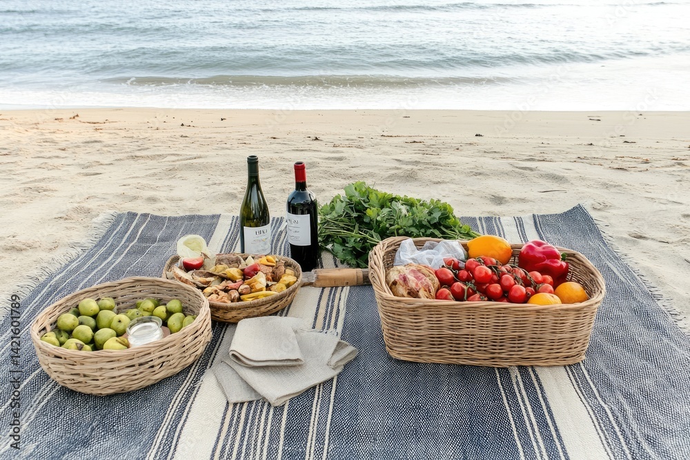 Beach Picnic Spread