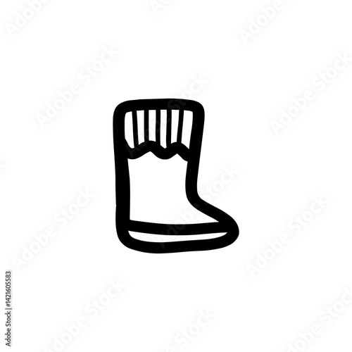boots doodle icon