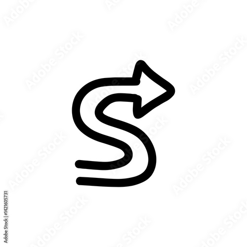 arrow doodle icon