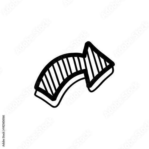 arrow doodle icon