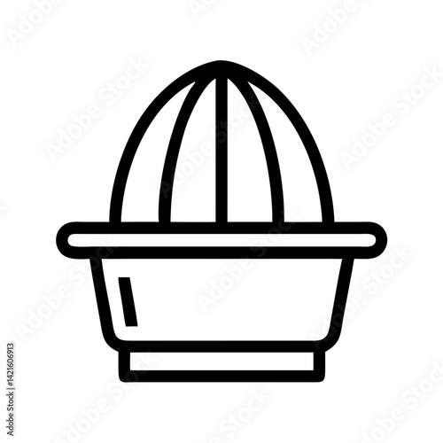 Citrus Juicer Icon Representing Fruit Squeezer for Fresh Juice Extraction