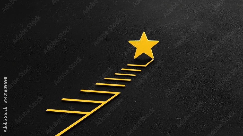 The Rhythm of Success: Monochrome Path to a Star