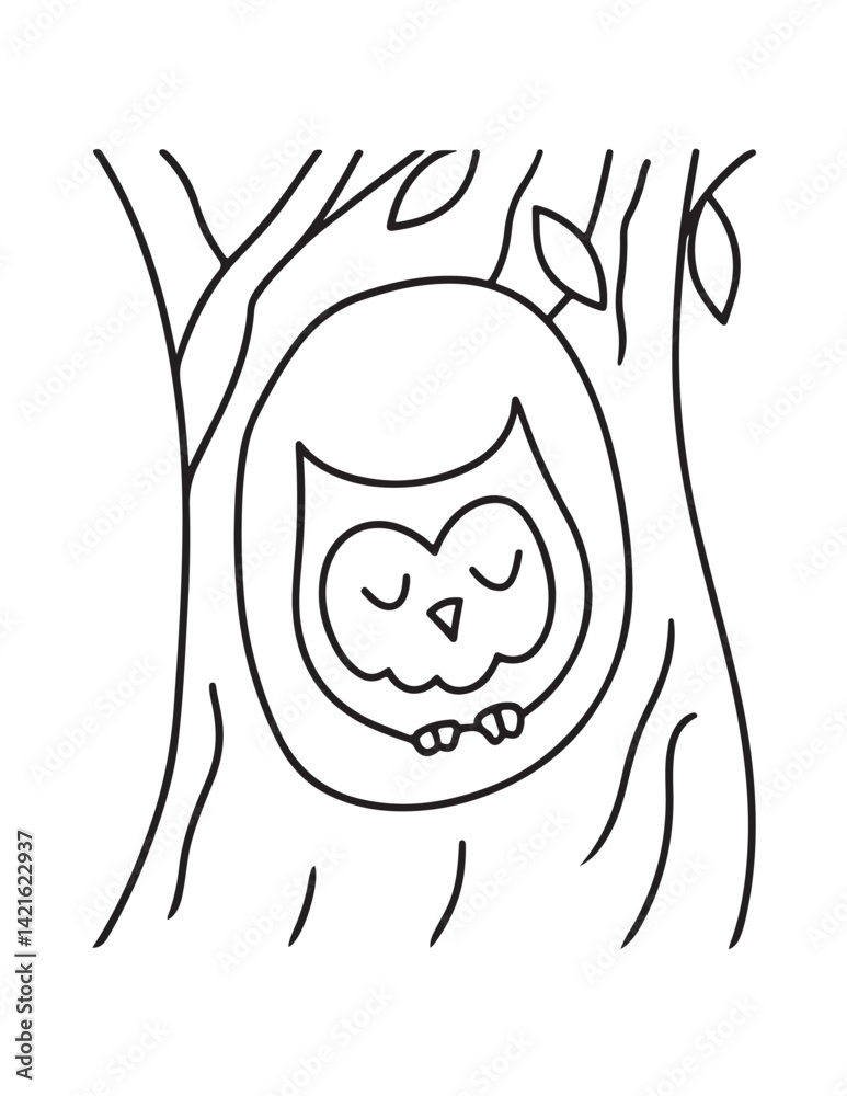 Obraz premium Cute Animal Coloring Pages, Coloring book, Animals, victor, animals line art, illustration, black & white Designs