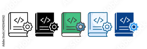 It Service Catalog Icon Set Multiple Style Collection