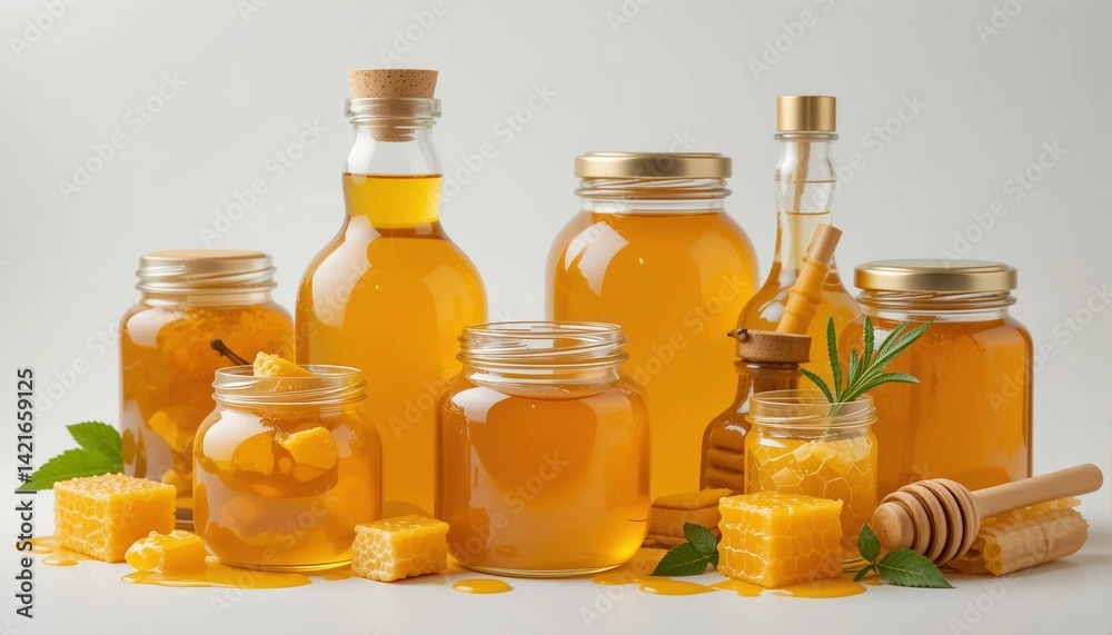 jar of honey dipper jar of honey dipper
