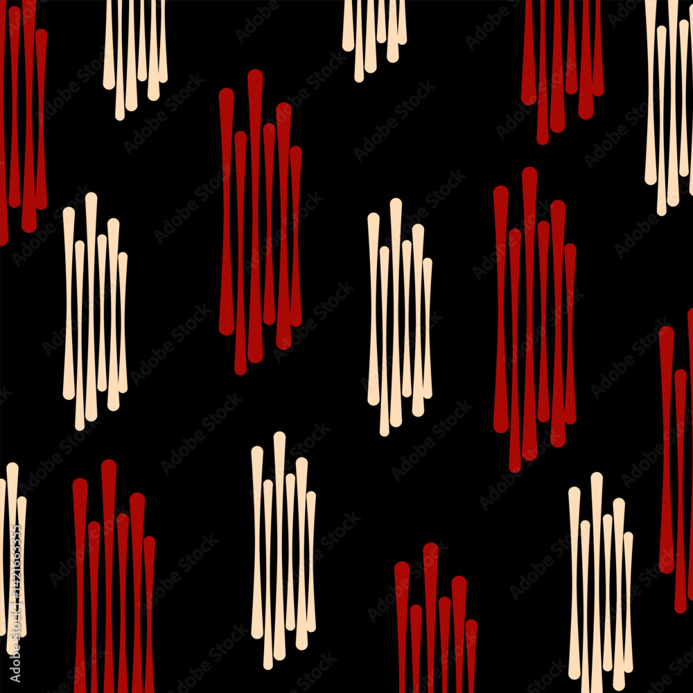 Obraz premium Abstract background gold and red line pattern. Traditional ethnic. Tribal pattern. Folk motif. Can be used for background, wallpaper, textile, wrapping, carpet, embroidery, print, clothing