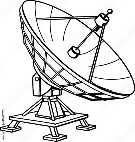 a satellite dish