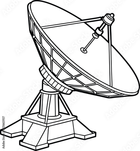 a satellite dish