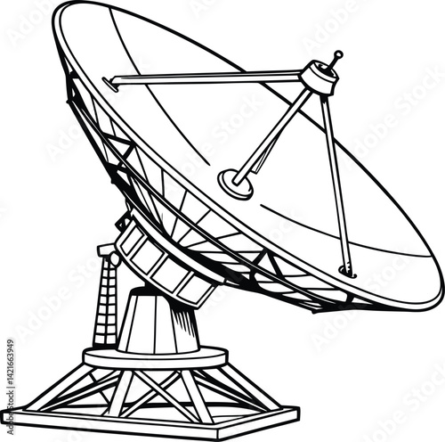 a satellite dish