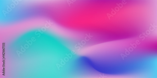 Abstract Blue and Purple Gradient Background with Vibrant and Soothing Tones