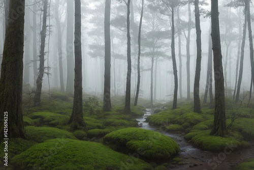 Misty morning in the Forest