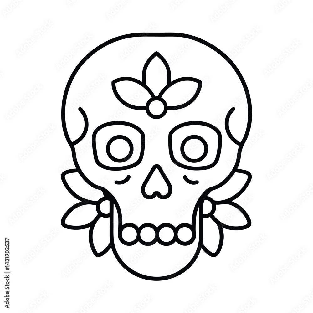 Fototapeta premium whimsical fairy wing ornament in delicate outline