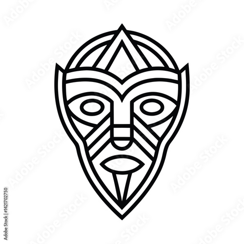 tribal polynesian armband ornament with repetitive pattern