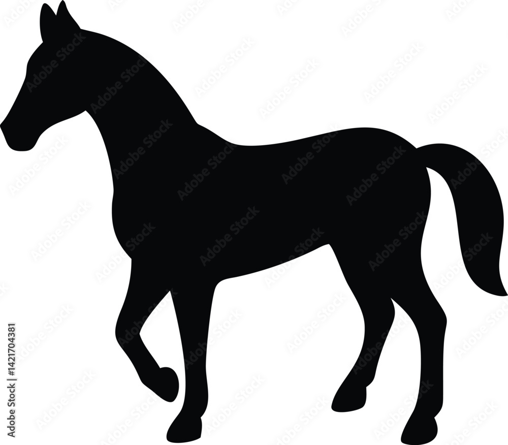 Fototapeta premium Horse silhouette