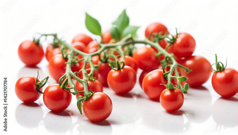 Fresh Cherry Tomatoes on the Vine for Culinary Delights Fresh Cherry Tomatoes on the Vine for Culinary Delights