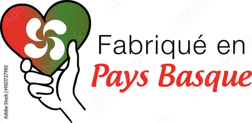 Logo fabriqué en Pays Basque, Euskal Herria, produits de nos régions