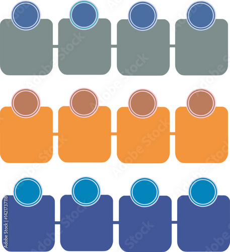 Colorful Infographic Blocks